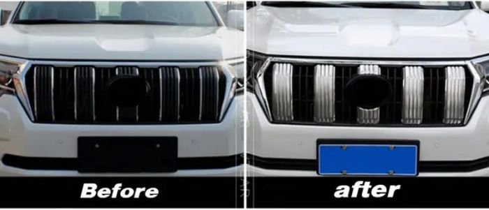 Toyota Landcruiser Front Grill Chrome