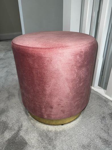 Velvet Footstool