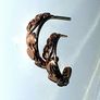 Vintage Hallmarked 9ct Gold Harrods Hoop Earrings Image 4