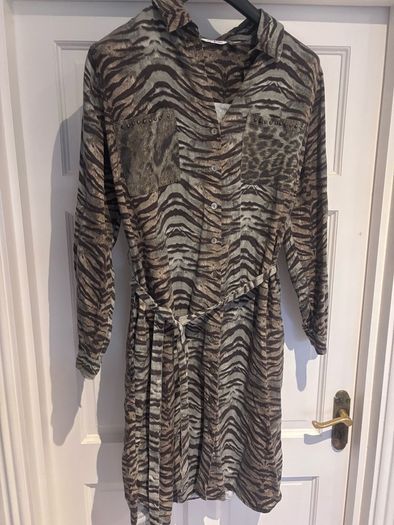 Leopard print dress - size 14