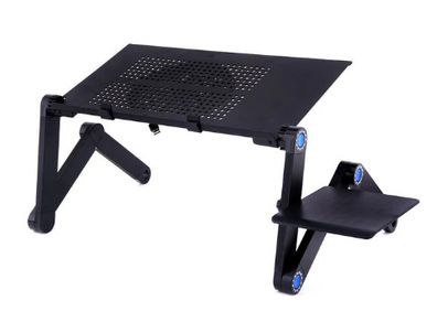 Cooling Fan Laptop desk Notebook Holder tv bed PC Lapdesk Table Stand With Mouse Pad