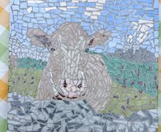 Mosaic My lovely Rose of Clare