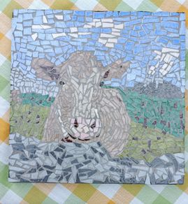 Mosaic My lovely Rose of Clare