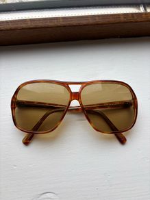 Vintage Brown Aviator Sunglasses