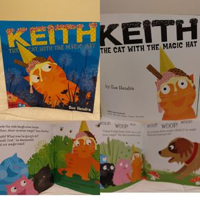 Keith The Cat With The Magic Hat Story Book