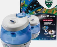 Vicks Sweetdreams Cool Mist Humidifier With Projector