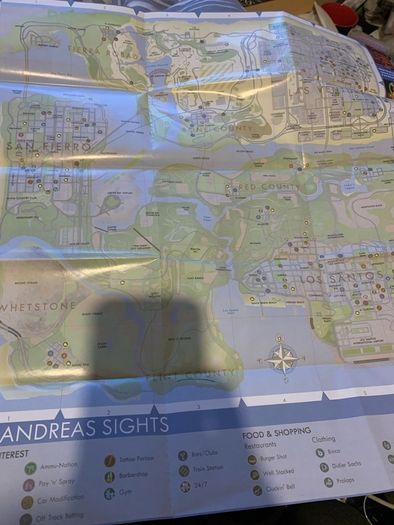 Grand theft auto San Andreas PS2 Game w poster
