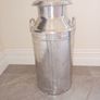 polished aluminium milk churn Image 4