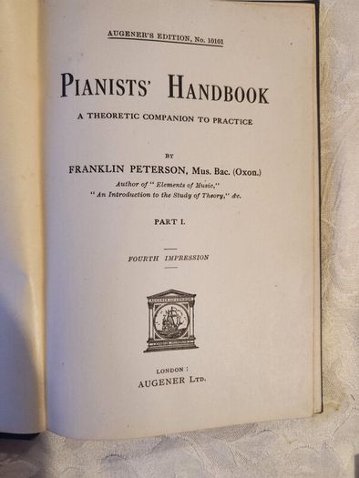 3 X Music Books Vintage For Sale. 1 X The Rudiments Of Harmony By G.a. Macfarren. Large Volume Hardback. 2 X Pianist's Handbook.  V1. By Franklin Peterson. Hardback In Good Condition.  3 X Learn To Read Music. By Howard Shanet. 1969 Paperback In Good Cond