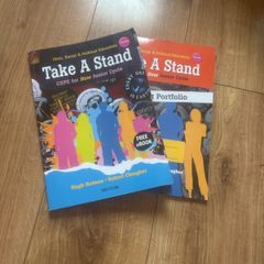 Take a stand CSPE work book and portfolio book junior cert books