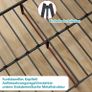 King Size Bed Frame Metal Image 4