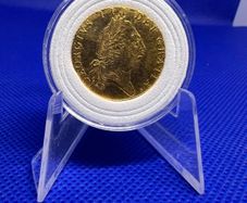 Rare 1790 George III Spade Half-Guinea gold coin