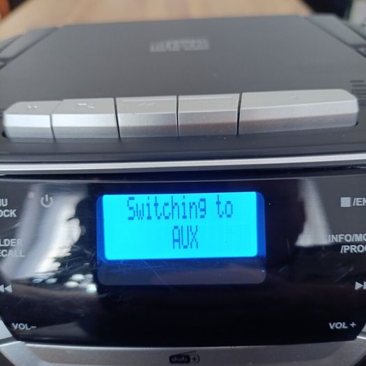 JVC RC-D322B DAB+/FM, CD, Bluetooth and Cassette Boombox