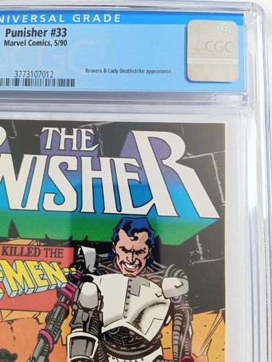 The Punisher  Marvel  Issue 33 CBCS / CGC 9.8 Certified Graded Comic Framed  DC