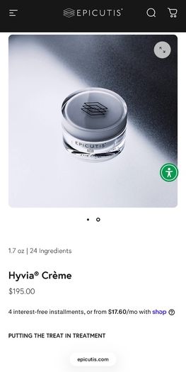 400 worth of Premium Skin Care Lipid Serum and Hyvia Creme