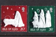1991 Isle of Man Christmas Commemorative Stamps Mint Never Hinged (MNH)