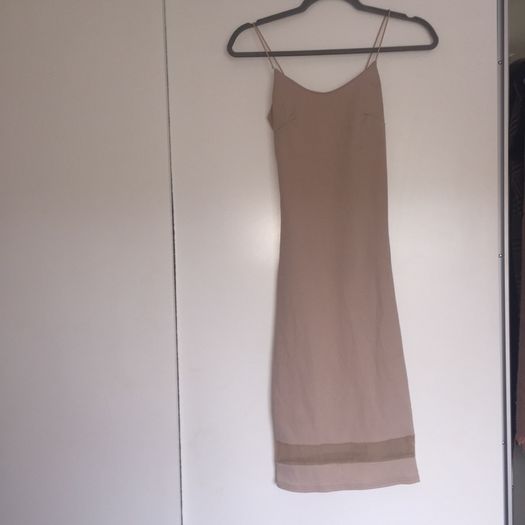 Nude Midi Dress