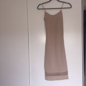 Nude Midi Dress