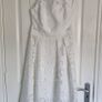 Lipsy Premium white lace dress size uk 10 Image 2