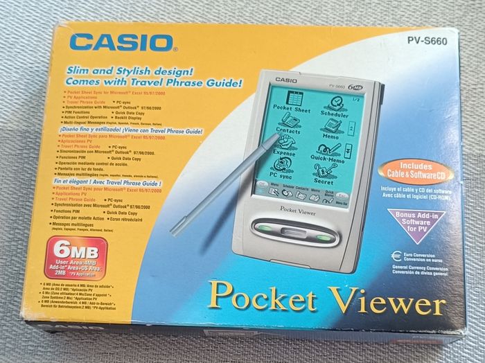Casio pocket viewer PV-S660