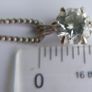 Vintage Sterling Silver 925 Fine Zirconia Pendant and Necklace length 21" - 8,46g Image 8