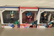 Dragon Ball Super Chibi Masters  3 Figure Lot