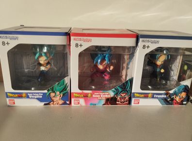 Dragon Ball Super Chibi Masters  3 Figure Lot