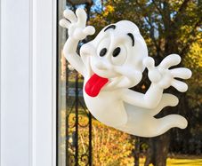 Stinky Ghost Through the Window - 3D - Halloween Decor - 3 Sizes