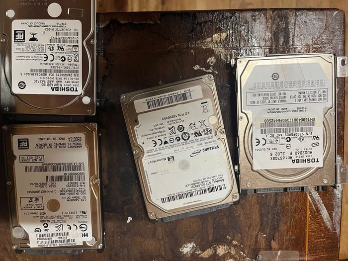 Selection of Hard drives