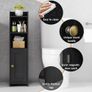 Small Bathroom Floor Cabinet, Freestanding Bathroom Organizer for Small Spaces Image 5