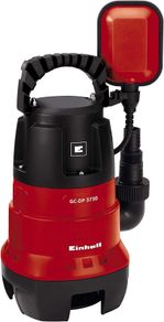 GC-DP 3730 Clean / Dirty Water Pump | 370W Submersible Pump, 9000 L/H, Float Switch, 5M Cord | 2-In-1 Electric Sump Pump - Drain Floods, Empty Hot Tubs And Pools