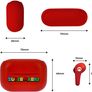 Super Mario  Wireless Earphones with Charging Case Red Image 5