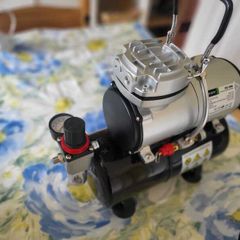 Complete Airbrush Starter Kit FENGDA FD-186 Compressor + Airbrush + Paints + Extras