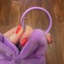 Disney Daisy Duck plush face keychain Image 2