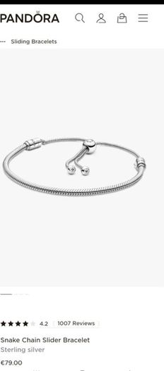 Pandora silver bracelet