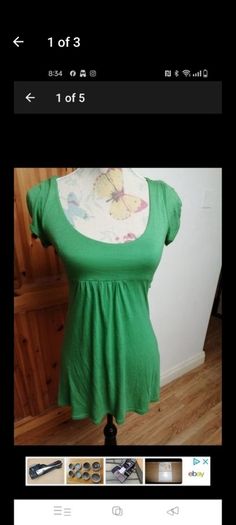 Ladies penny's green top new with tags