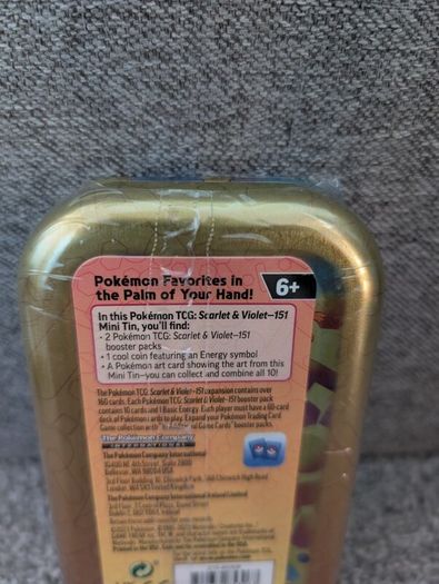 151 Mini Tin Display - Will Sell Separately