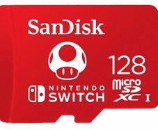 microSDXC UHS-I card for Nintendo 128GB - Nintendo licensed Product, Red (FREE POSTAGE)