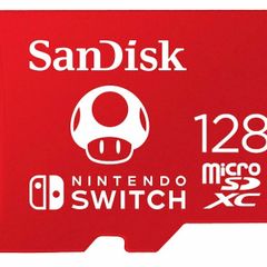 microSDXC UHS-I card for Nintendo 128GB - Nintendo licensed Product, Red (FREE POSTAGE)