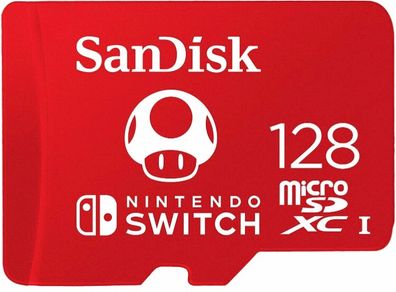 microSDXC UHS-I card for Nintendo 128GB - Nintendo licensed Product, Red (FREE POSTAGE)