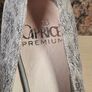 womens CAPRICE silver high heels court shoes Size UK 4.5 EU 37.5 Image 5