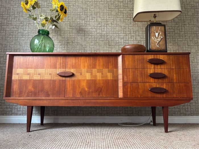 Vintage Retro Mid Century Teak Sideboard