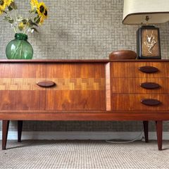 Vintage Retro Mid Century Teak Sideboard