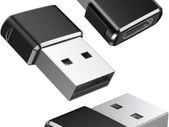 USB C Female to USB A Male Adapter 3Pack,Type C Charger Plug Power Converter for Apple iWatch Watch 7,iPhone 11 12 13 14 Pro Max,Airpods,iPad 8 8th 9th 10th Air 4th 5th Mini 6th,MacBook Pro