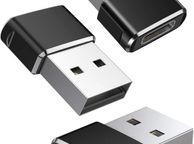 main image for ad USB C Female to USB A Male Adapter 3Pack,Type C Charger Plug Power Converter for Apple iWatch Watch 7,iPhone 11 12 13 14 Pro Max,Airpods,iPad 8 8th 9th 10th Air 4th 5th Mini 6th,MacBook Pro