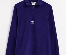 Adidas half zip fleece jumper