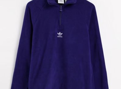 Adidas half zip fleece jumper