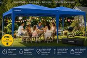 3x6m Pop-Up Folding Pavilion Gazebo