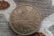 George VI half crown 1948