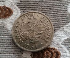 George VI half crown 1948